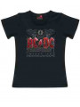 AC/DC Kids Girlie T-shirt Black Ice 