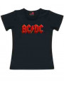 AC/DC Kids Girlie T-shirt Colour Logo