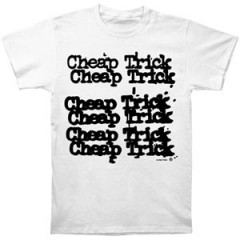 Cheap Trick kinder T-shirt Stacked logo white