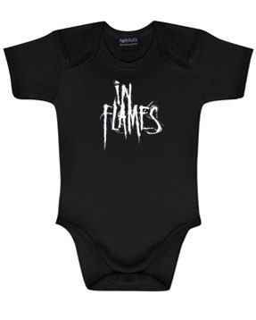 In Flames Baby rock metal Romper Logo In Flames (Clothing)