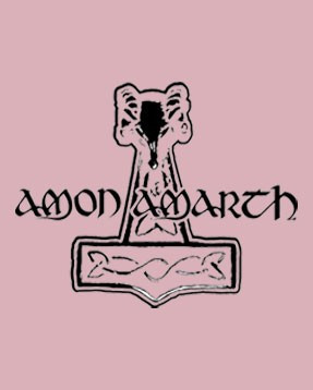 Amon Amarth Romper Logo Pink – metal rompers