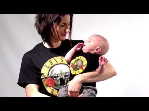 Set Guns N' Roses mama t-shirt & baby T-shirt