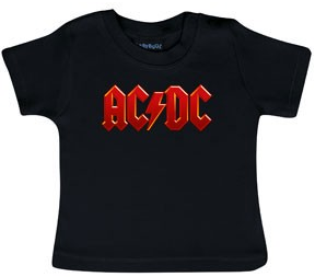 ACDC Baby T-shirt Logo Colour