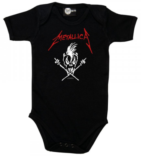 Metallica baby romper Scary Guy