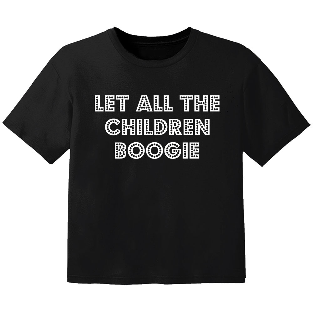 stoer baby t-shirt let all the children boogie