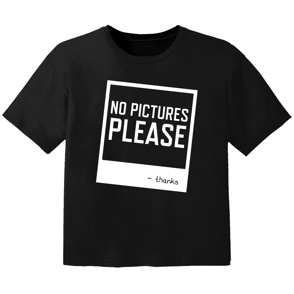 stoere kinder t-shirt no pictures please