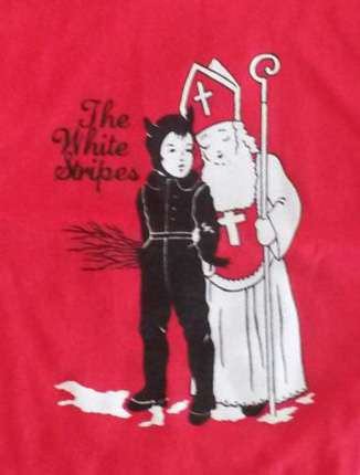 White Stripes Kids T-shirt Krampus