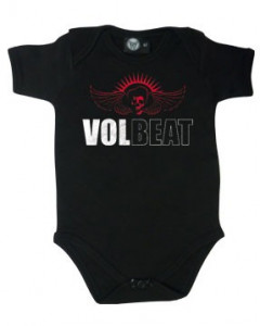 Volbeat romper baby Skull Wing – Metal romper babys