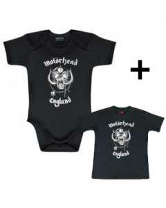 Set Mötorhead romper baby England & Baby shirt England