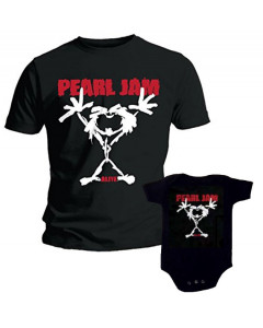 Duo Rockset Pearl Jam papa t-shirt & baby romper