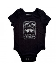 Johnny Cash romper baby Man in black